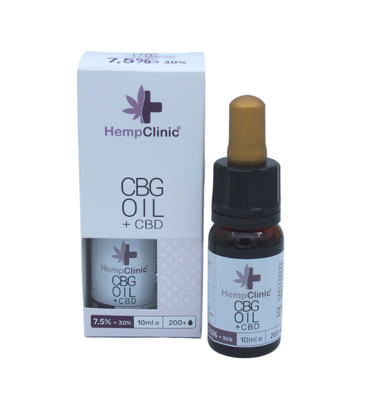 HempClinic 30% CBD + 7,5% CBG-olie