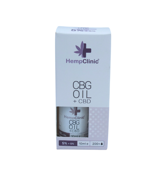 HEMPCLINIC CBG + CBD 5% Olie